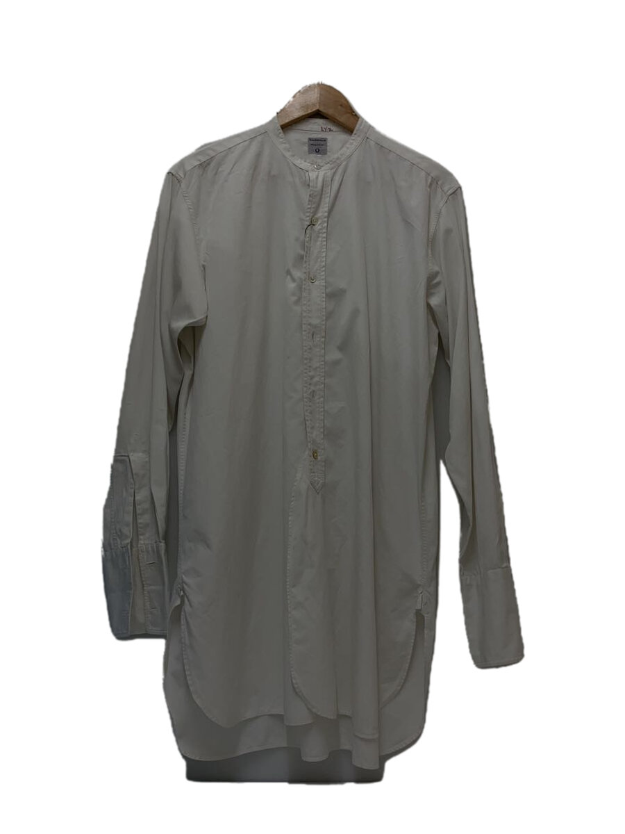 【中古】BRITISH MILITARY◆骨董品40S50S/RAF/軍/オフィサーシャツ/L/コットンポプリンダブルカフス/WHT/無地//【メンズウェア】