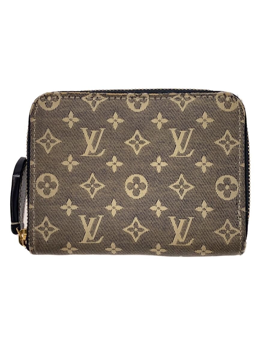 【中古】LOUIS VUITTON◆ジッピー・コインパース_モノグラム・イディール/帆布/GRY/総柄/レディース【服飾雑貨他】