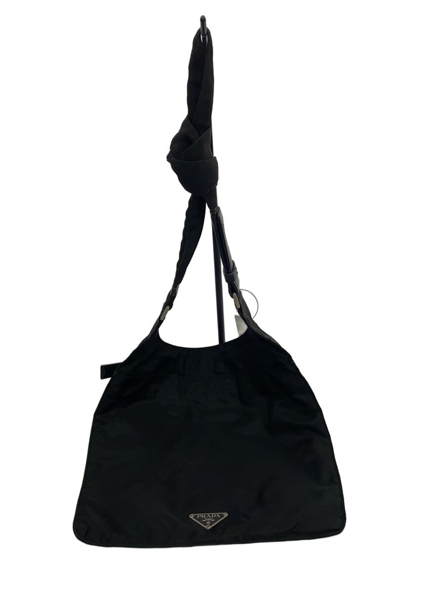 【中古】PRADA◆ナイロンサコッシュ/三角ロゴ/ショルダーバッグ/ナイロン/BLK/無地【バッグ】|2nd STREET 店