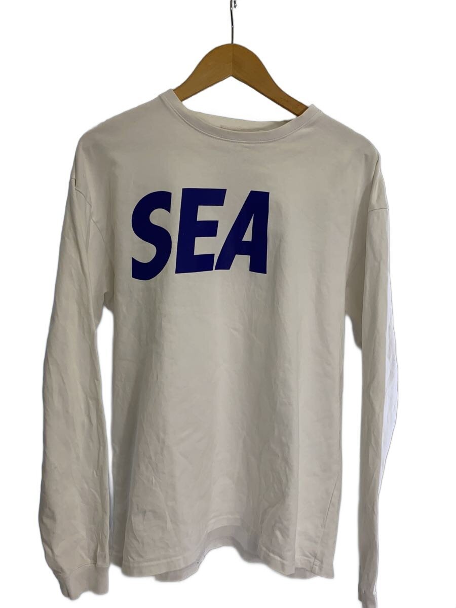 【中古】WIND AND SEA◆22SS/カットソー/XL/綿織物/WHT/wds-sea-22s-01【メンズウェア】