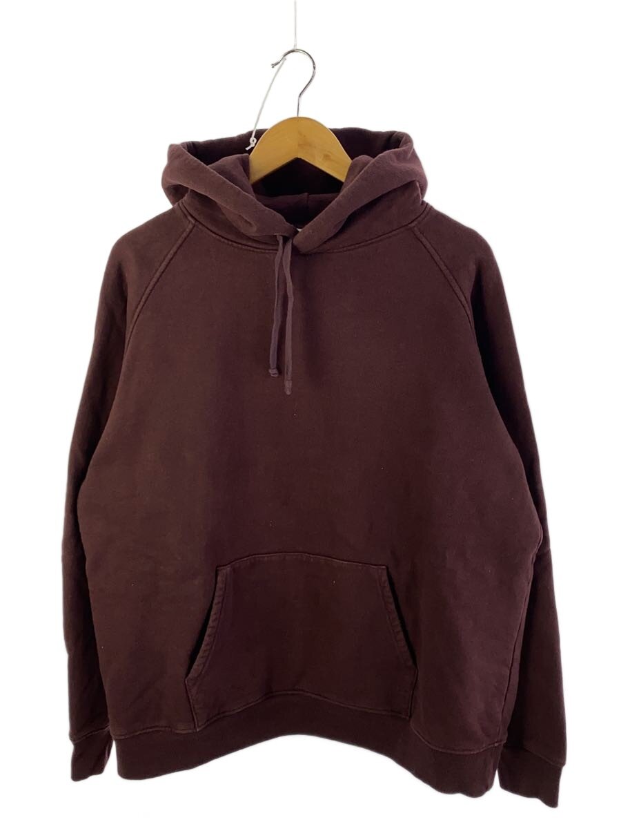 【中古】COMOLI◆パーカー/4/綿織物/BRD/無地/Y03-05001【メンズウェア】