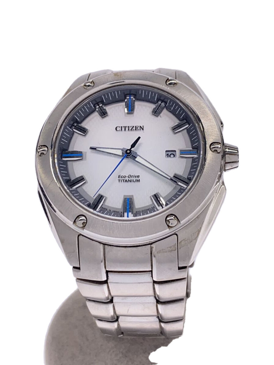 【中古】CITIZEN◆石英ウオッチ/アナログ/SLV/SLV/E111-S075319【服飾雑貨他】