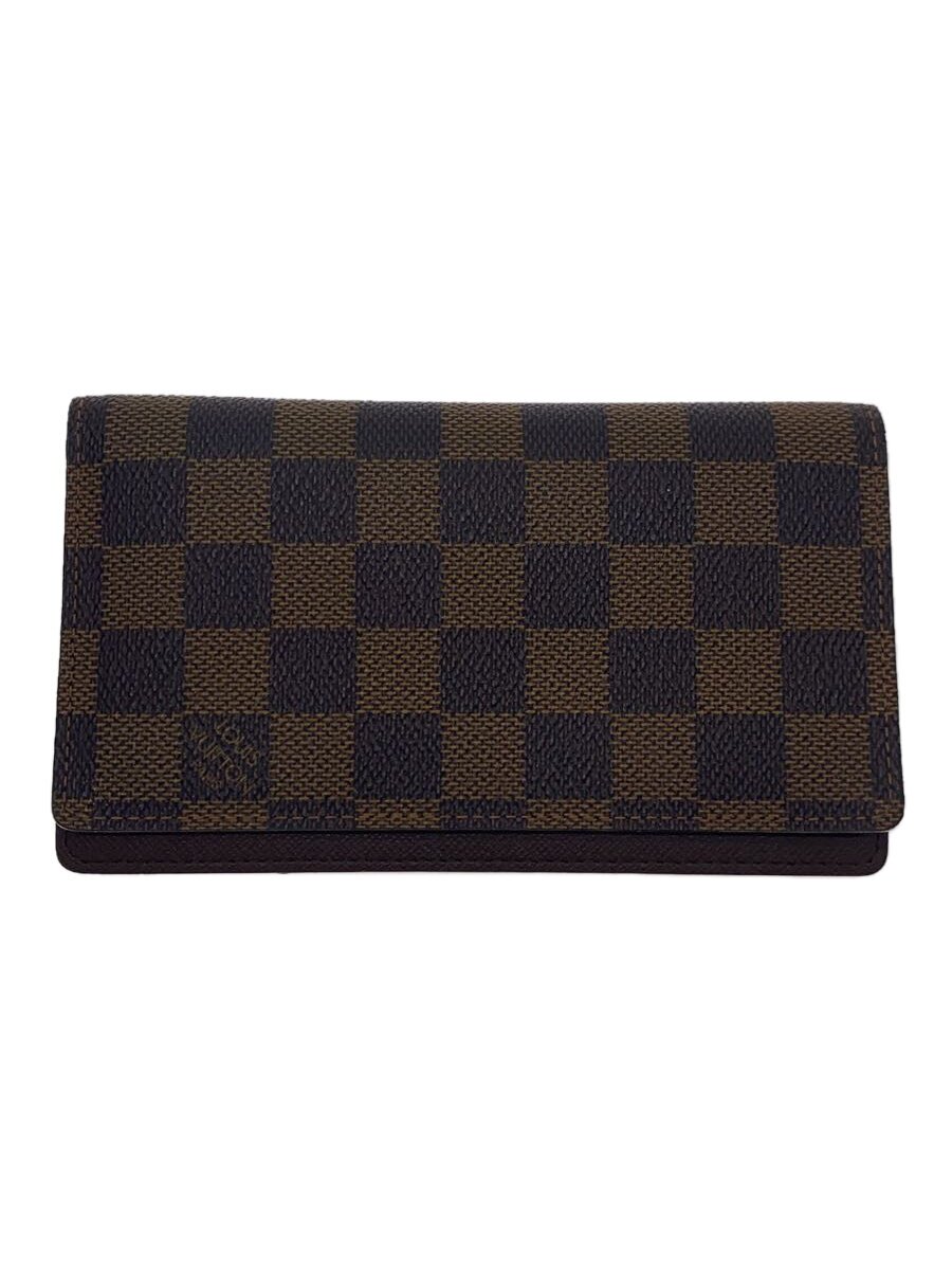 【中古】LOUIS VUITTON◆協議事項・ポッシュ_ダミエ・エベヌ【服飾雑貨他】