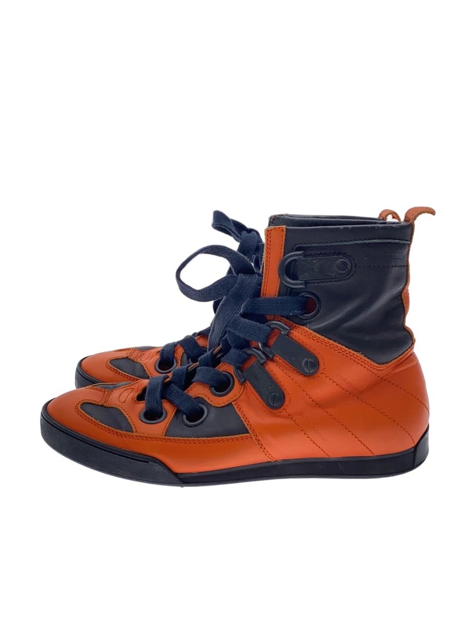 【中古】Dior HOMME◆ハイカットスニーカー/40/ORN【シューズ】