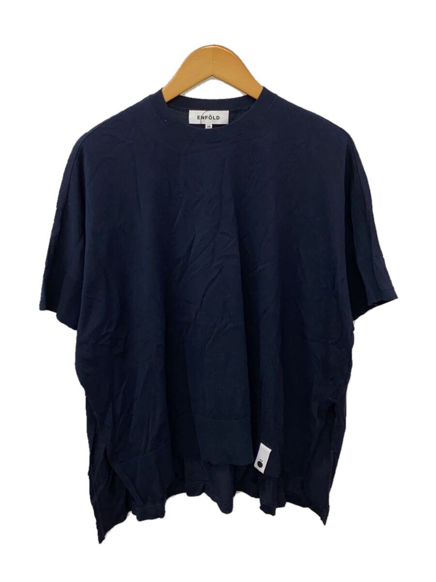【中古】ENFOLD◆プルオーバー/38/綿織物/NVY/300HS270-2320【レディースお召しもの】