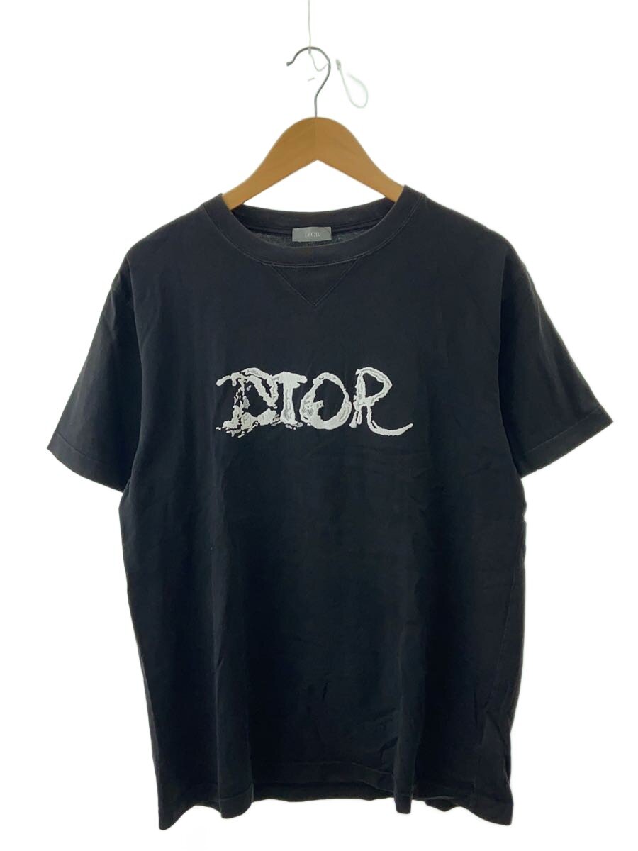 【中古】Dior HOMME◆21AW/Peter Doig/プルオーバー/M/綿織物/黒いこと/143J685C0677//【メンズウェア】