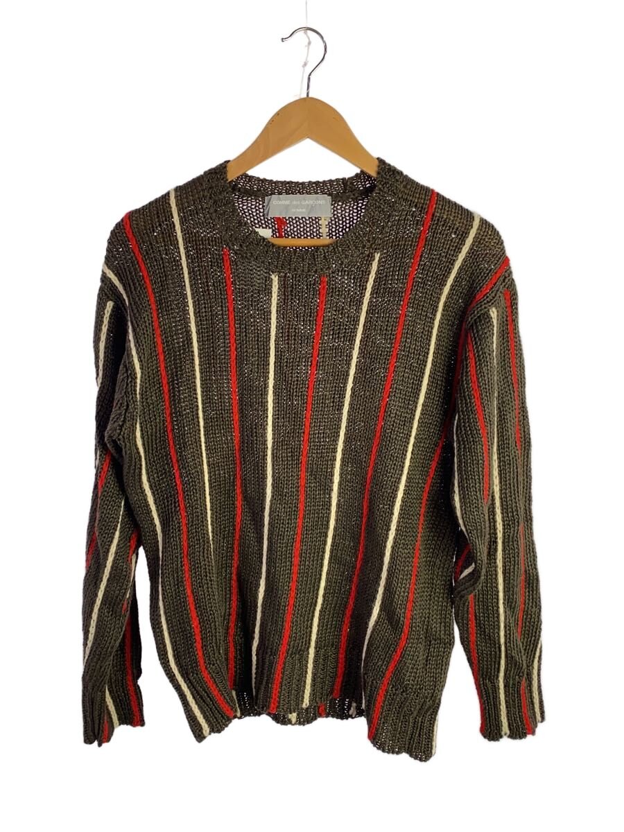 【中古】COMME des GARCONS HOMME◆ニット・セーター(厚手)/--/リネン/BRW/HI-N012【メンズウェア】｜2ｎｄ STREET 店