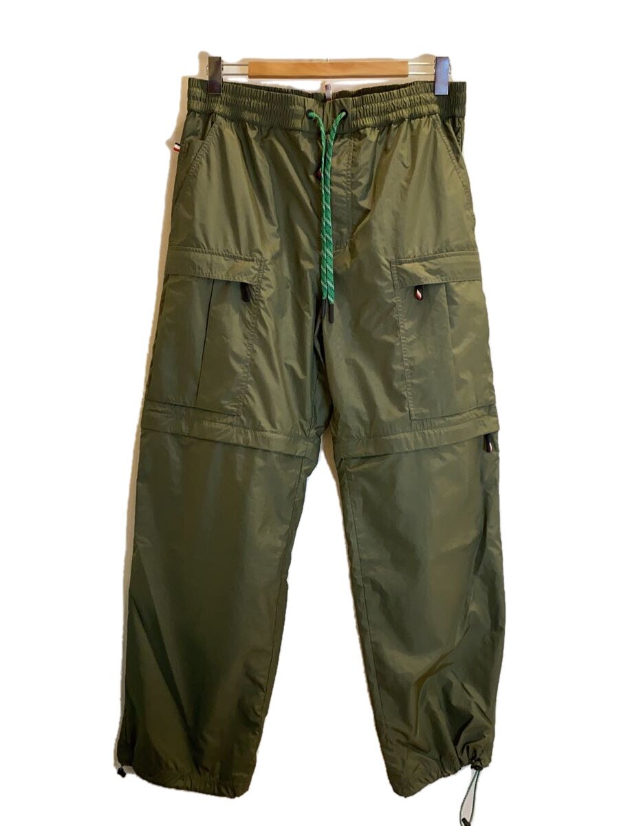 【中古】MONCLER GRENOBLE◆24SS/Convertible Cargo Pant/カーゴパンツ/M/ナイロン/KHK//【メンズウェア】