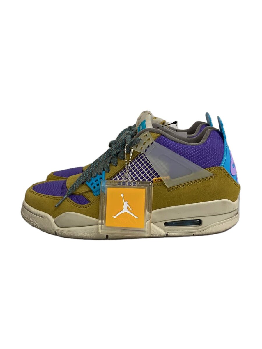 【中古】NIKE◆AIR JORDAN 4 RETRO_エア湖 ジョーダン 4 レトロ/27.5糎/マルチ色つや【シューズ】