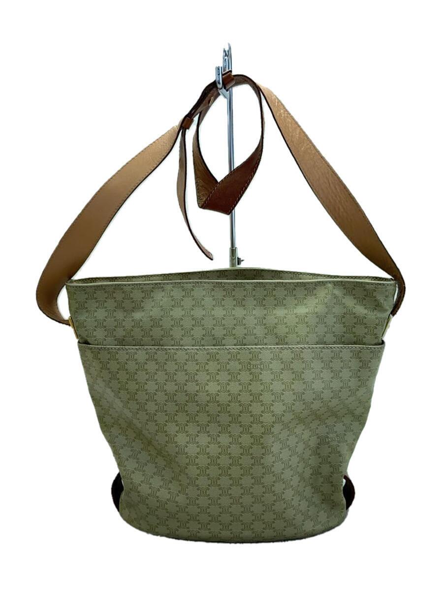 【中古】CELINE◆ショルダーバッグ/ナイロン/BEG/ジップ破損【バッグ】|2nd STREET 店