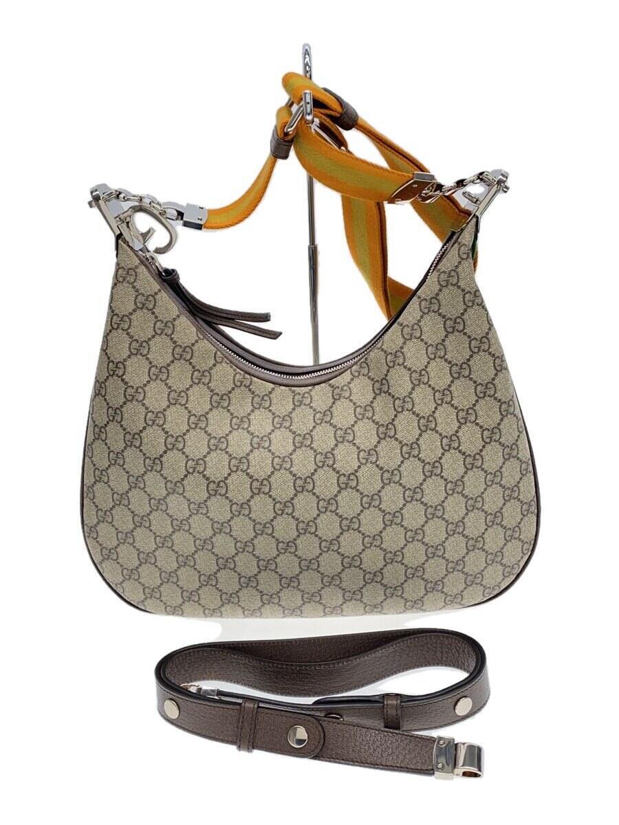 【中古】GUCCI◆ショルダーバッグ/PVC/ブラウン/702823/ATTACHE【バッグ】｜2ｎｄ STREET 店 97,163円
