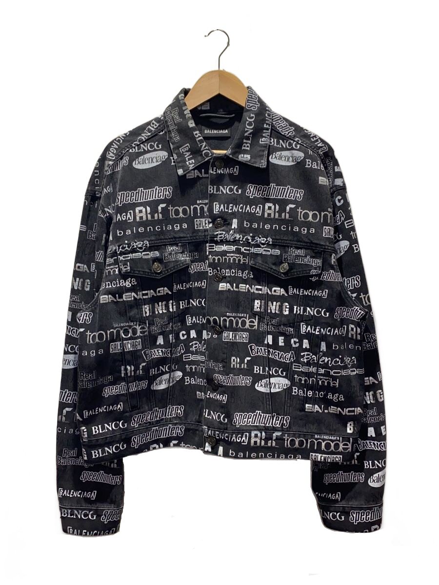 【中古】BALENCIAGA◆Gジャン/50/綿織物/黒いこと/620731//【メンズウェア】