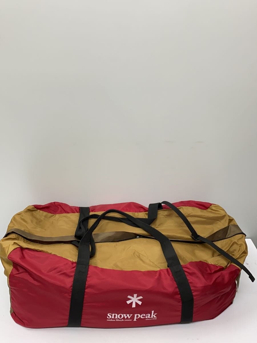 【中古】snow peak◆タープ ランドベース 6 TP-606 [ベージュ×グレー]/スクリーン/4~6人用/BEG【スポーツ】