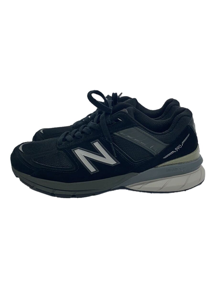 【中古】NEW BALANCE◆M990//黒いこと/27珊/BLK//【シューズ】