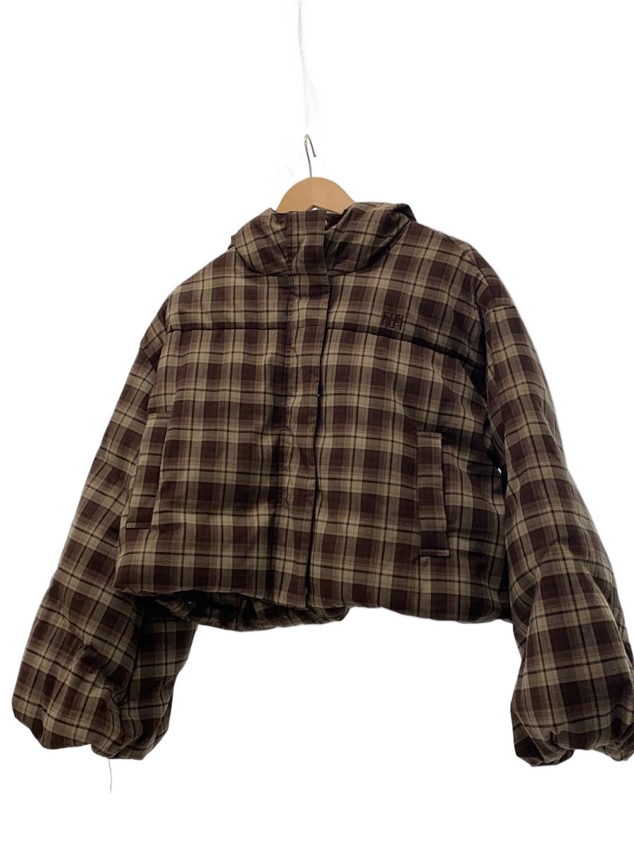 【中古】furfur◆25AW/2WAYパティングジャケット/one/茶/ブラウン/チェック/RWFJ254034【レディースウェア】｜2ｎｄ STREET 店