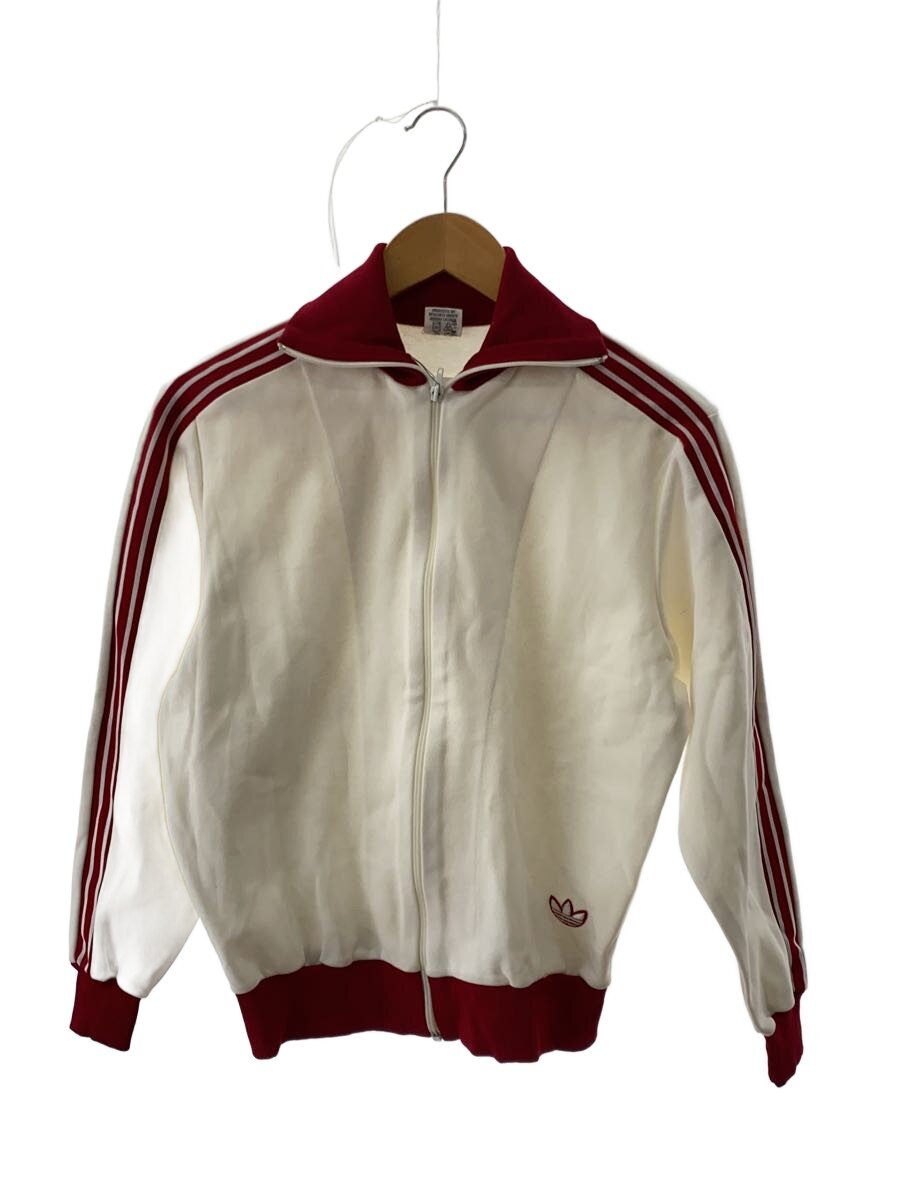 【中古】adidas◆プルオーバー/3/ポリエステル/WHT【メンズウェア】