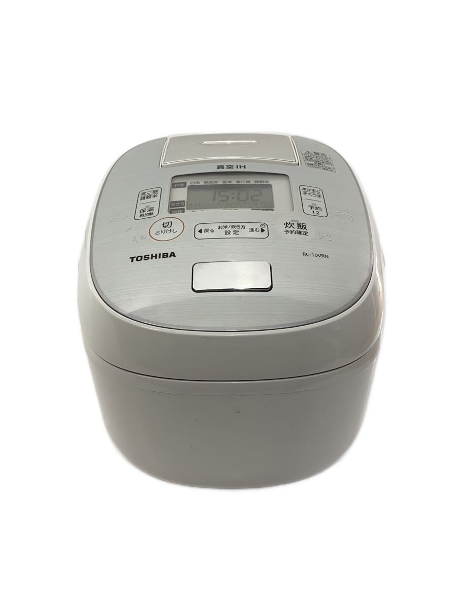【中古】TOSHIBA◆炊飯器 真空IH RC-10VRN(W) [グランホワイト]//【家電・ビジュアル・オーディオ】