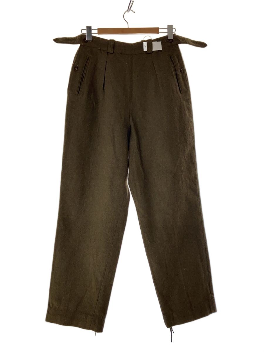 【中古】FRENCH MILITARY◆～50s/グルカ/女下士官兵/ウールトラウザー/下つ方/48/毛糸/カーキ【メンズウェア】