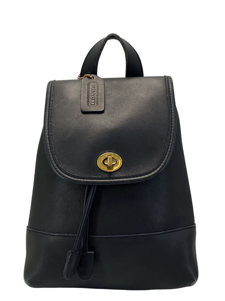 【中古】COACH◆リュック/レザー/NVY/ネイビー//【バッグ】｜2ｎｄ STREET 店