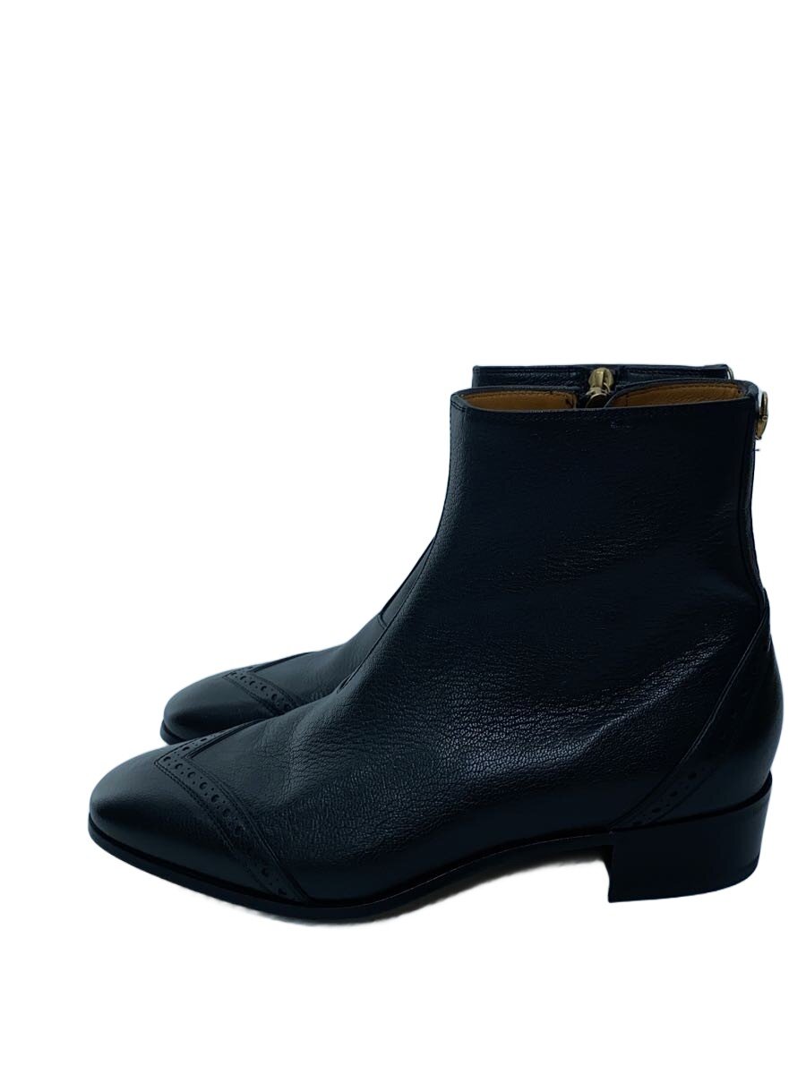 【中古】GUCCI◆ブーツ/UK6/BLK/なめし革/750322//【シューズ】