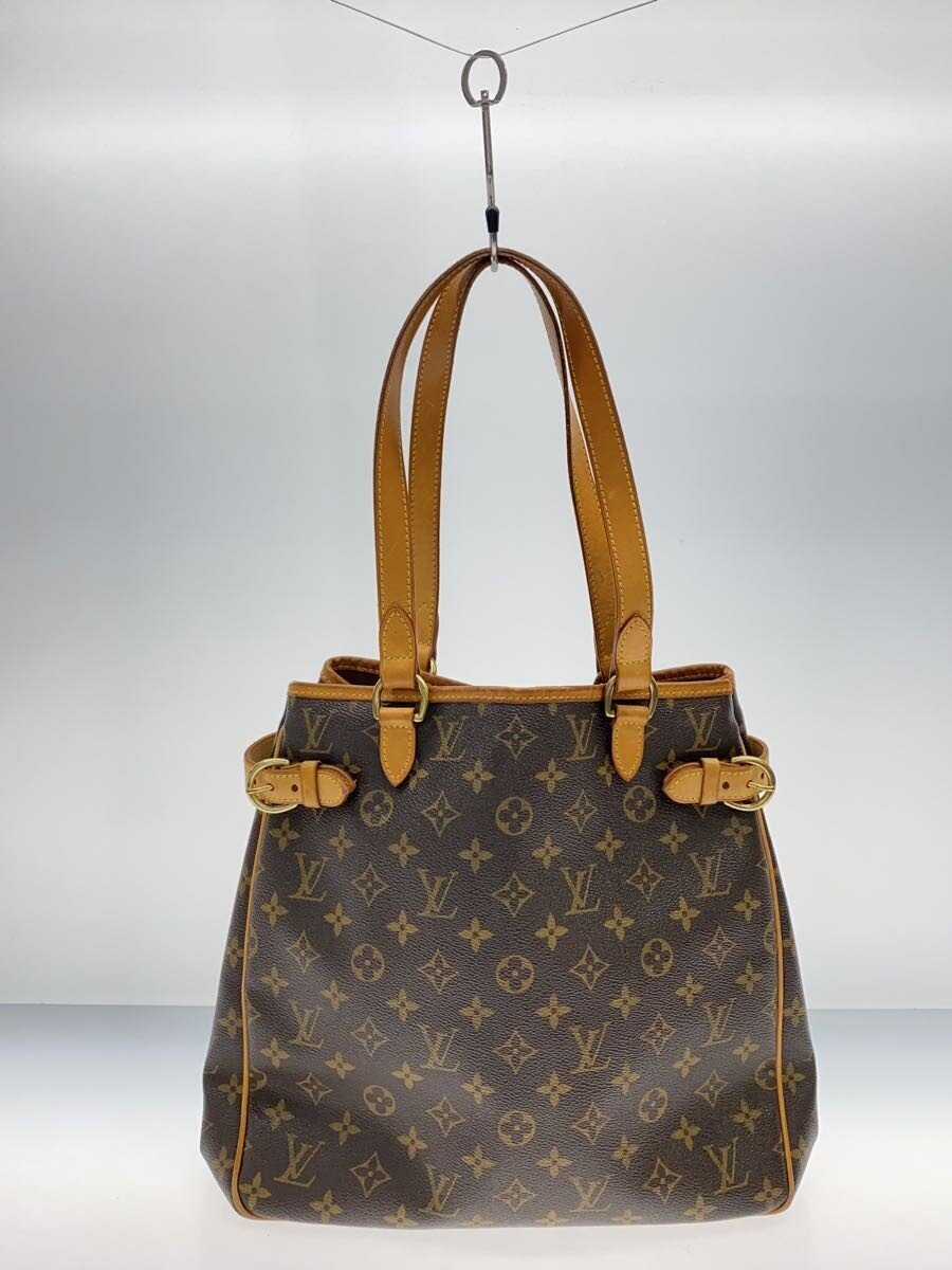 【中古】LOUIS VUITTON◆バティニョール・ヴェルティカル_モノグラム・キャンバス/PVC/BRW/総柄【バッグ】｜2ｎｄ STREET 店 53,196円