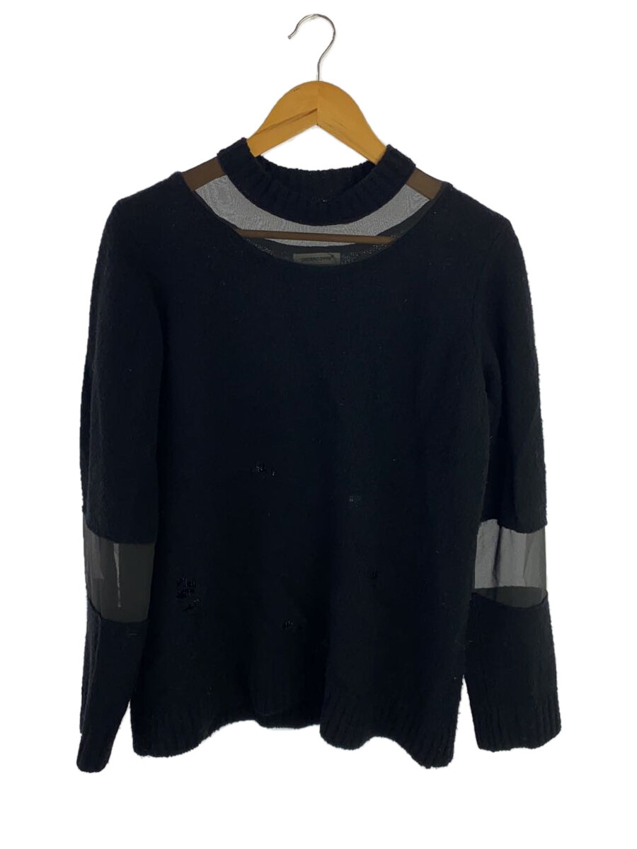 【中古】UNDERCOVER◆プルオーバー(朦々たる)/2/羊毛/黒いこと/UP2C1907//【レディース御召しもの】