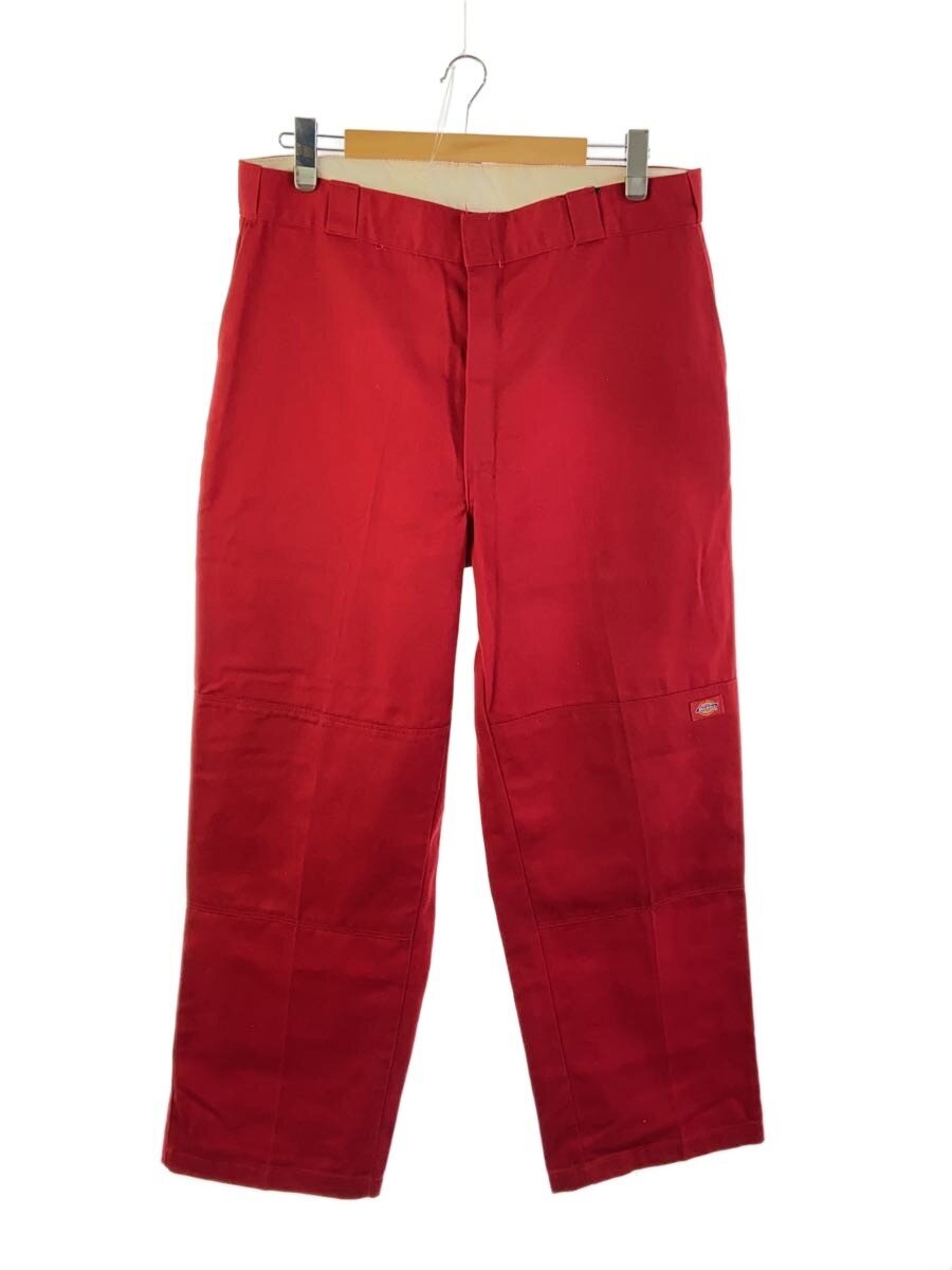 【中古】DICKIES◆下つ方/38/ポリエステル/RED//【メンズウェア】
