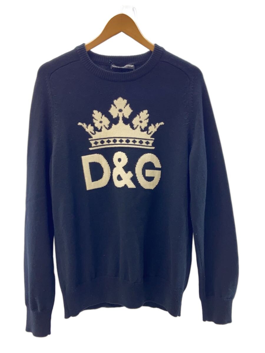 【中古】DOLCE&GABBANA◆ニット・セーター(厚手)/50/カシミア/BLK【メンズウェア】|2nd STREET 店