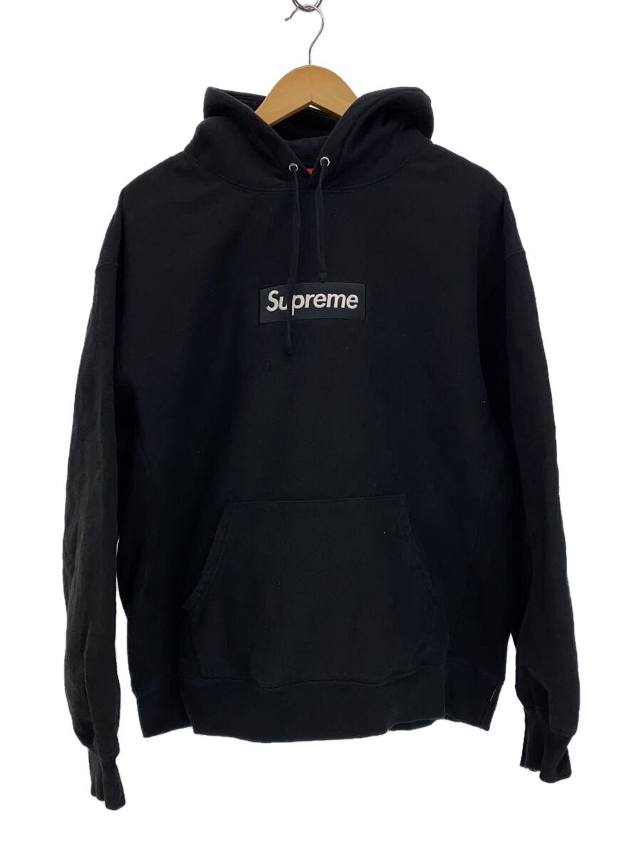 【中古】Supreme◆パーカー/L/綿織物/BLK【メンズウェア】