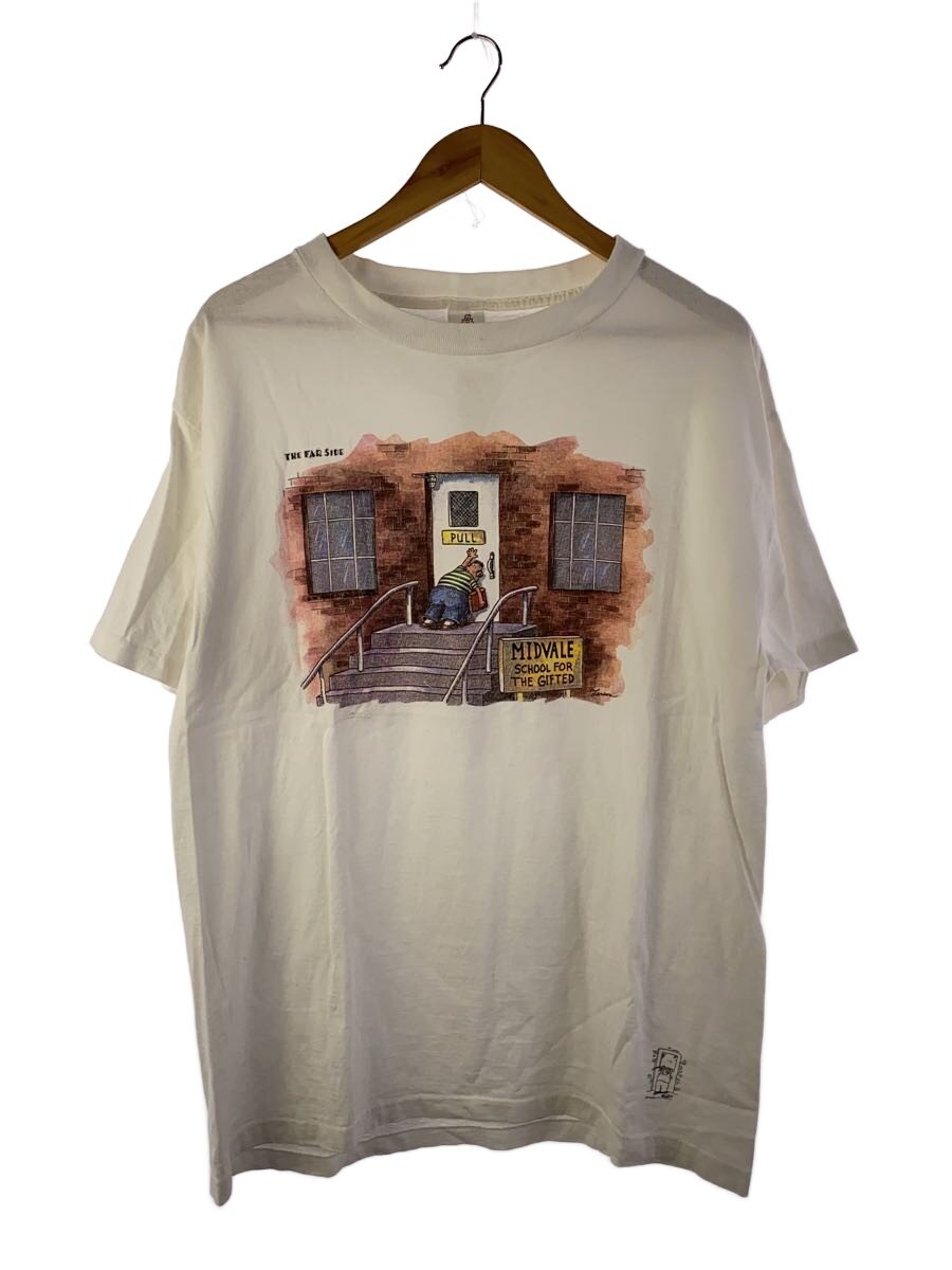 【中古】THE FAR SIDE/プルオーバー/XL/綿織物/WHT【メンズウェア】