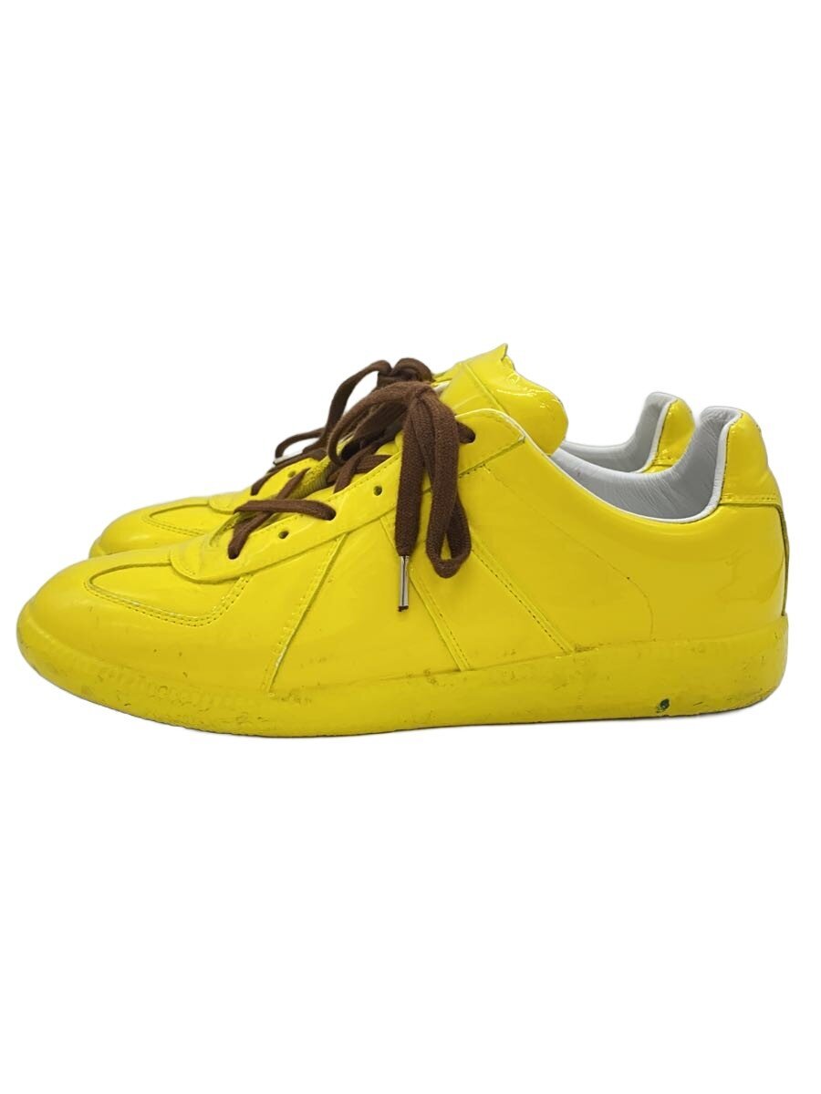 【中古】Maison Margiela◆ローカットスニーカー/38/YLW/エナメル/s58ws0109【シューズ】
