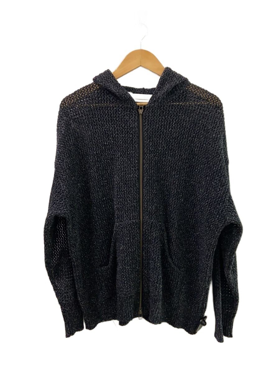 【中古】NONSAPIENS◆ジップパーカー/--/綿織物/GRY/総柄//【メンズウェア】