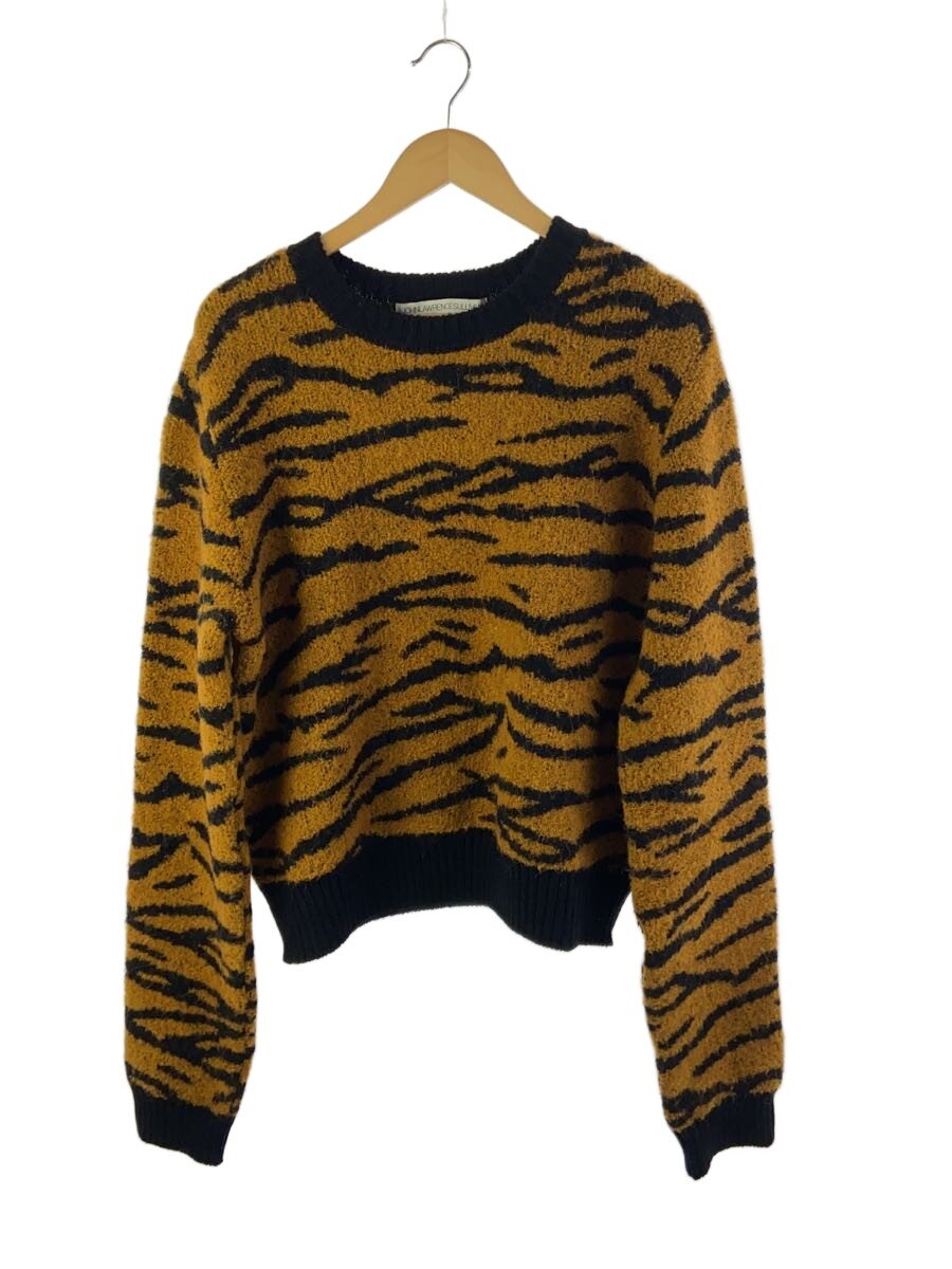 【中古】JOHN LAWRENCE SULLIVAN◆19aw/編み物・ティーシャツ(朦朦たる)/--/ポリエステル/ORN/毛の荒物/4B004-0119-67【メンズウェア】