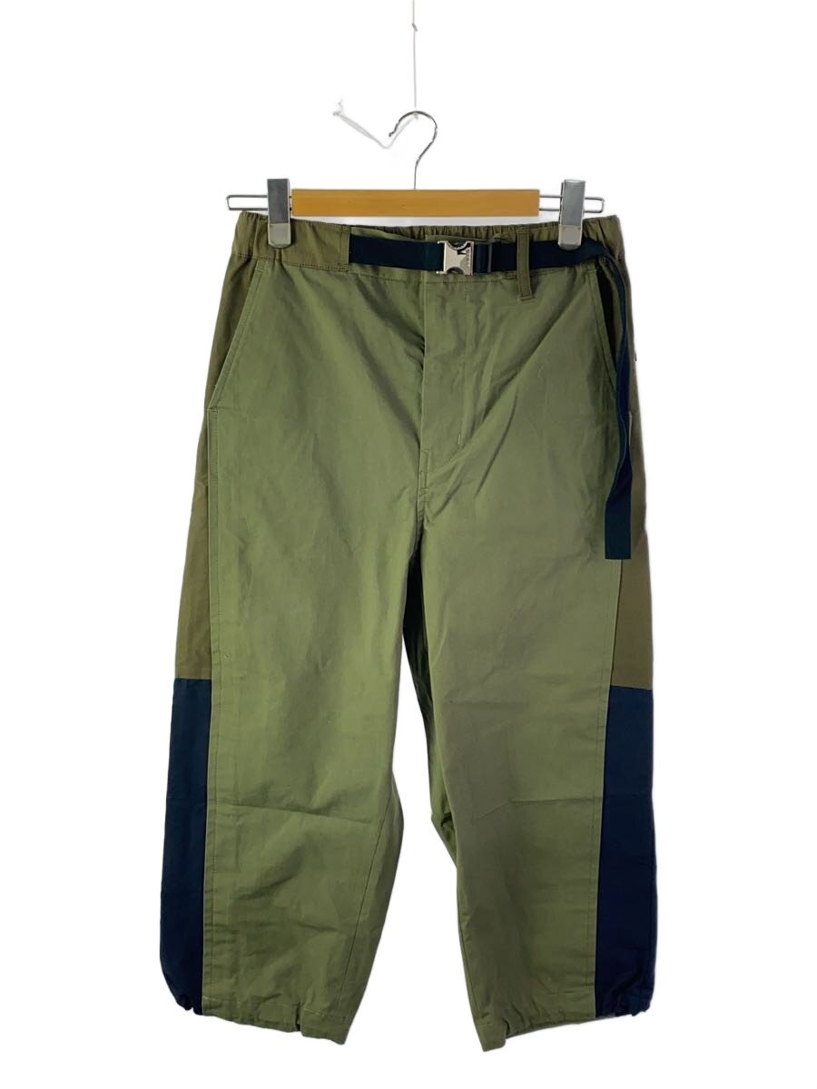 【中古】sacai◆21SS/Cotton Oxford Pants/ストレートパンツ/O/コットン/カーキ/21-02535M【メンズウェア】|2nd STREET 店