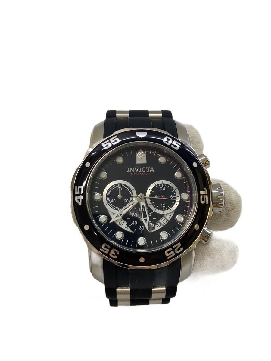 【中古】invicta◆PRO DIVER/石英ウオッチ/アナログ/BLK/6977【服飾雑貨他】