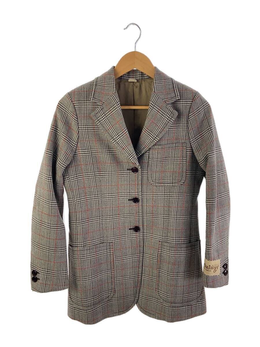 【中古】GUCCI◆テーラードジャケット/38/羊毛/BRW/照合のしるし//【レディース御召しもの】