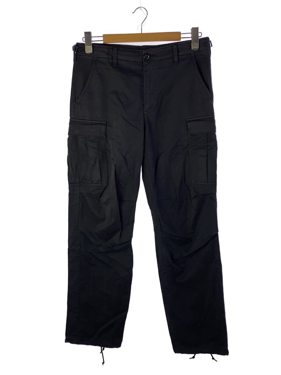 【中古】HYSTERIC GLAMOUR◆カーゴパンツ/S/綿織物/BLK/無地/4AP-2711【メンズウェア】