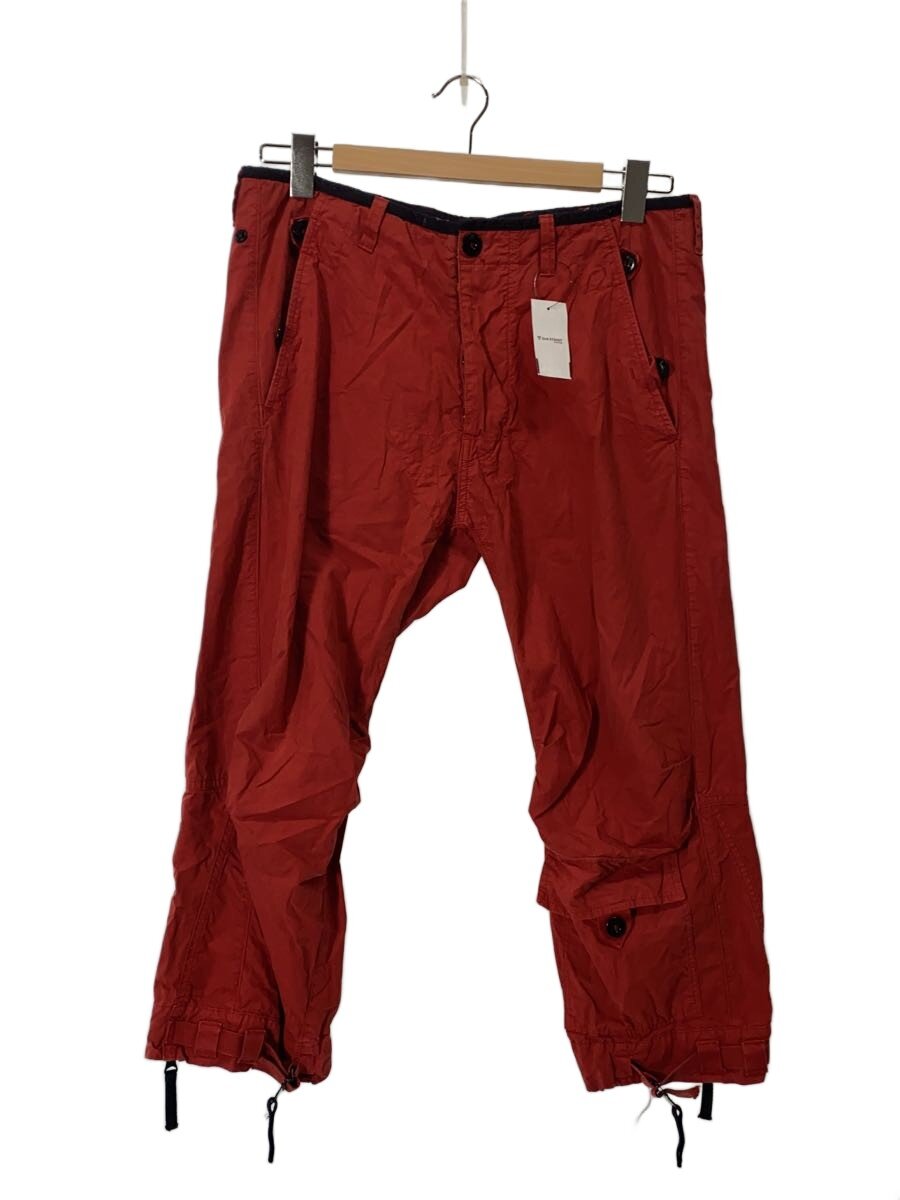 【中古】STONE ISLAND◆クロップドカーゴパンツ/46/綿織物/RED/5215L509/2046//【メンズウェア】