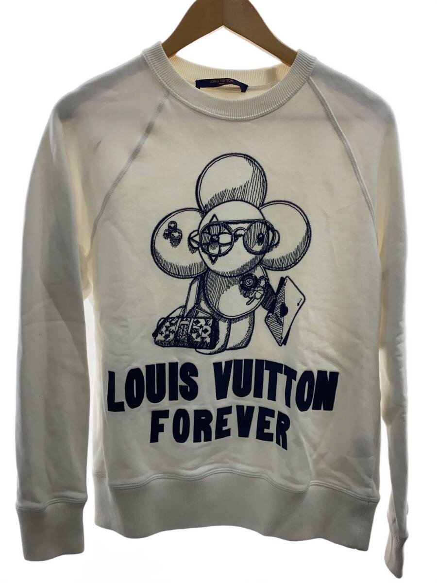 【中古】LOUIS VUITTON◆汗水/M/綿織物/WHT//【メンズウェア】