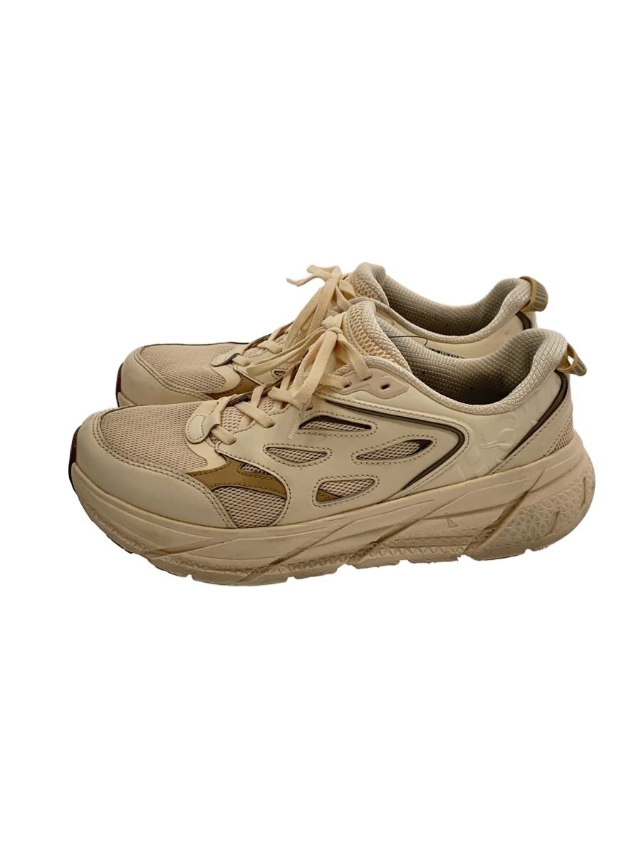 【中古】HOKA(HOKA ONE ONE)◆CLIFTON L ATHLETICS/ローカットスニーカー/26.5糎/BEG/1160050【シューズ】