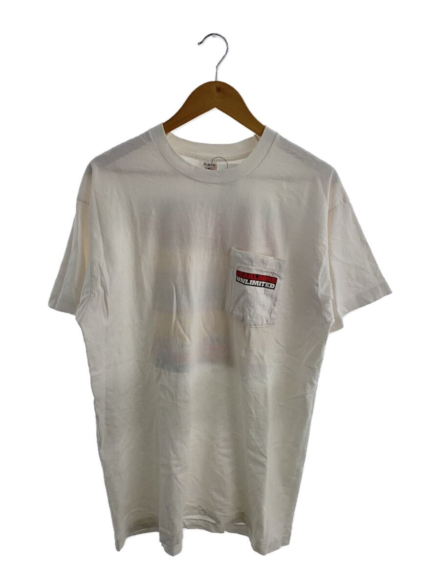 【中古】FRUIT OF THE LOOM◆プルオーバー/XL/綿織物/WHT【メンズウェア】