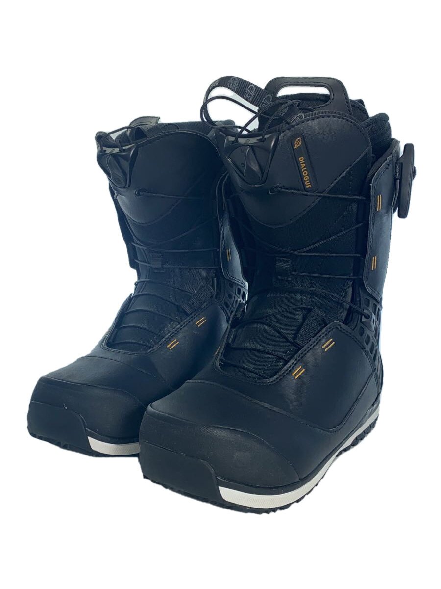 【中古】salomon◆スノーボードブーツ/25.5cm/シューレース/BLK/394268【スポーツ】