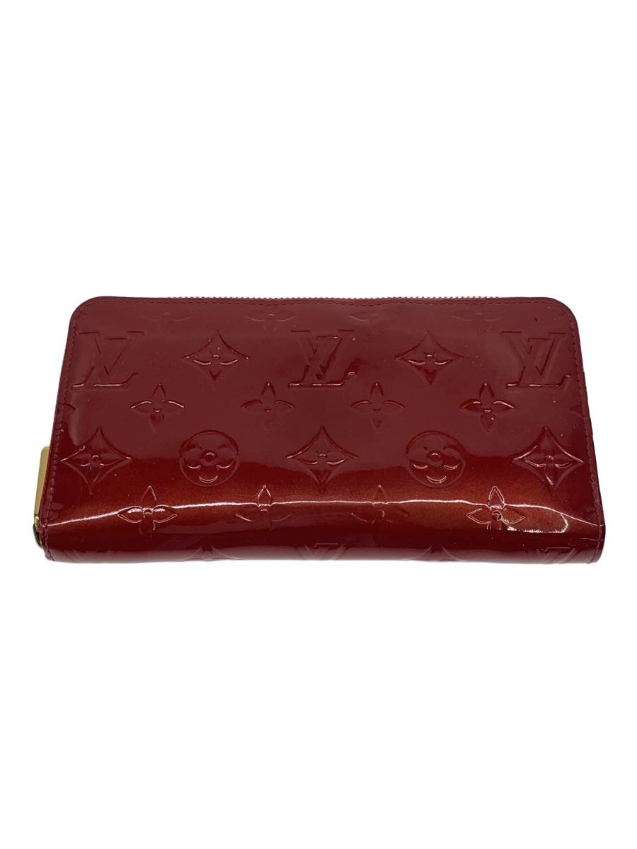【中古】LOUIS VUITTON◆ジッピー・ウォレット_モノグラム・ヴェルニ/エナメル/RED/レディース【服飾雑貨他】 その他-バッグ・小物・ブランド雑貨