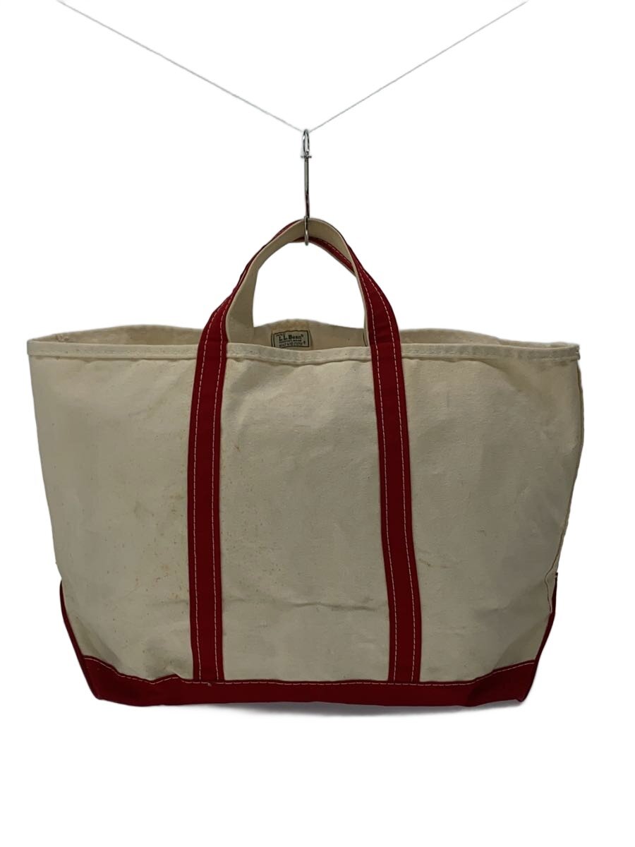 【中古】L.L.Bean◆トートバッグ/帆布/BEG/無地//【御徒面子】