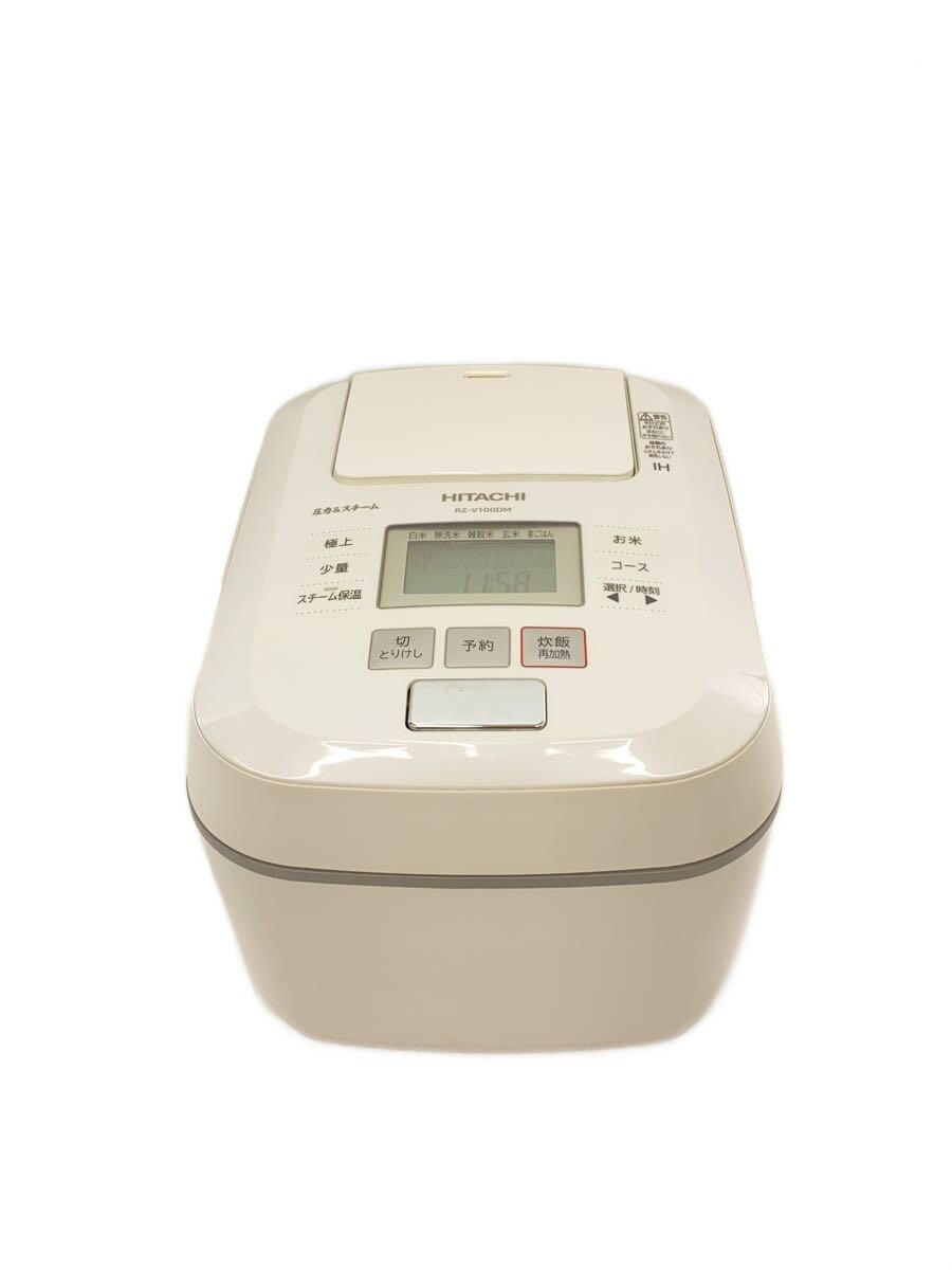 【中古】HITACHI◆炊飯器 ふっくら御膳 RZ-V100FM W【家電・視覚性・オーディオ】
