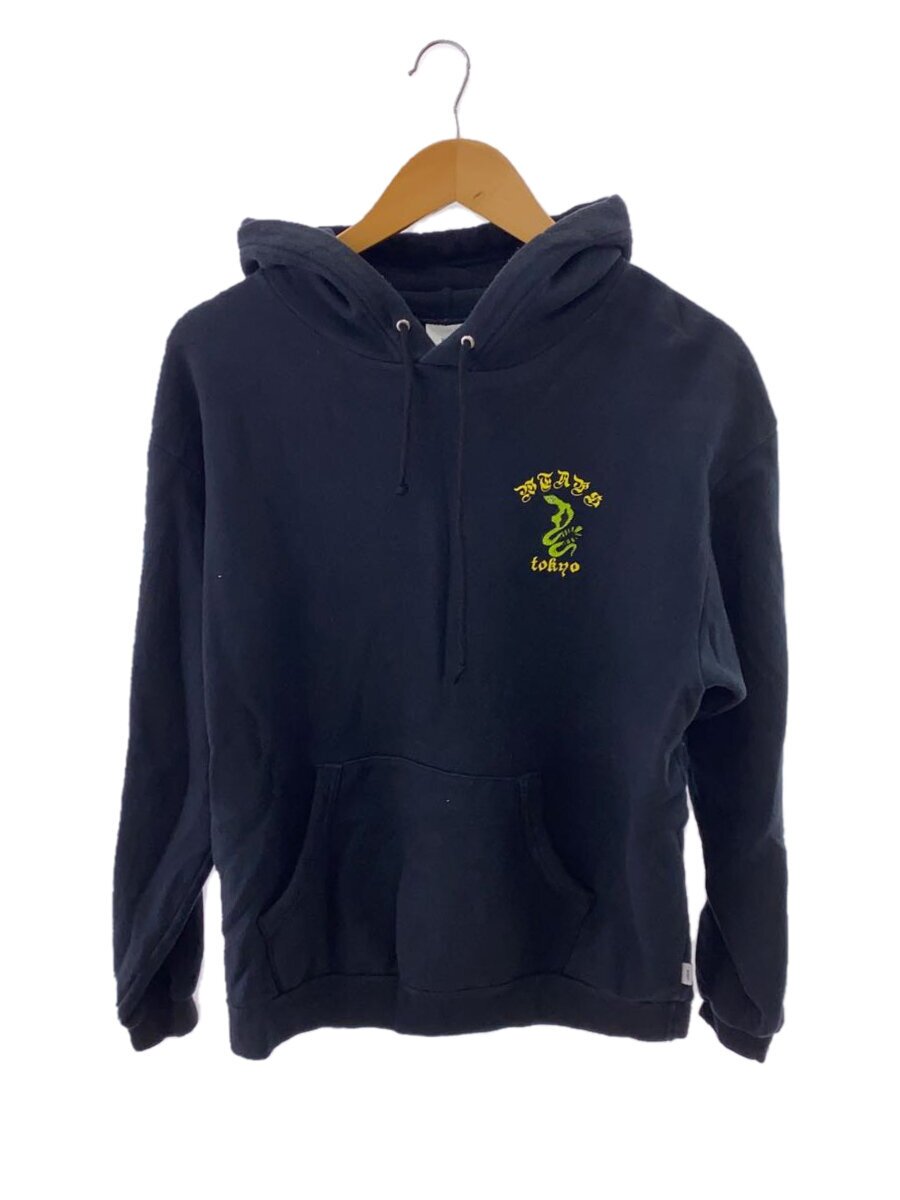 【中古】WTAPS◆パーカー/--/綿織物/BLK【メンズウェア】