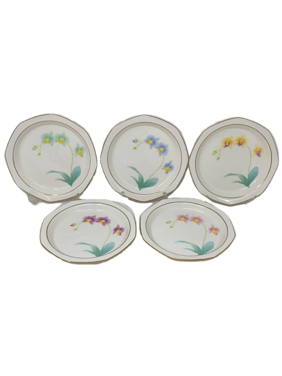 【中古】香蘭社◆プレート/5点セット/WHT【キッチン用品】