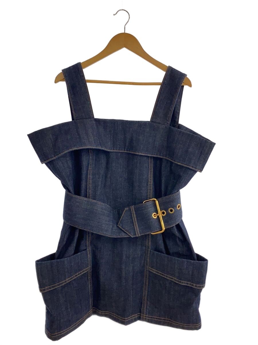 【中古】LOUIS VUITTON◆衣装/42/綿織物/BLU/FORO67CKJ【レディースお召しもの】