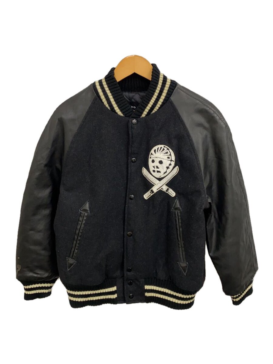 【中古】NO MEANS NO◆スタジャン/36/--/BLK【メンズウェア】|2nd STREET 店