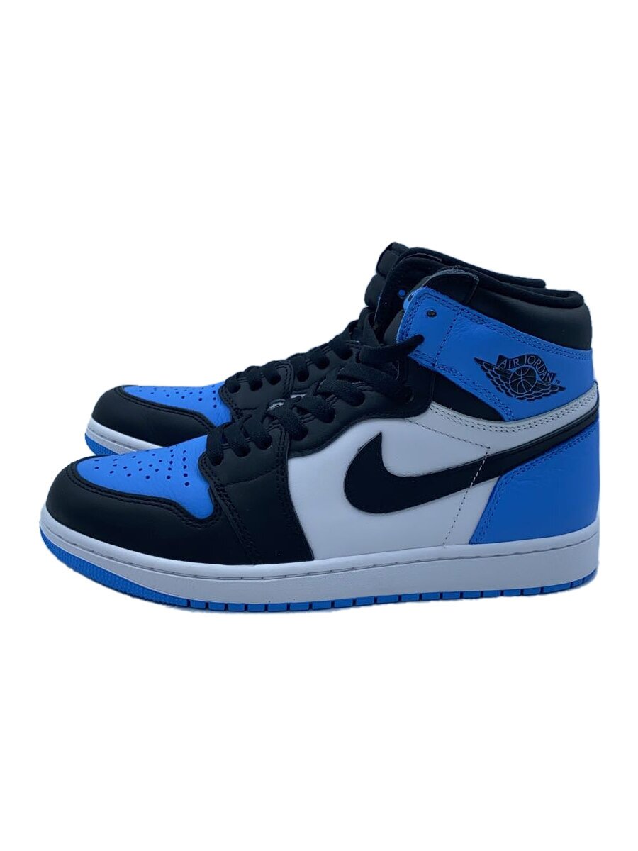 【中古】NIKE◆NIKE AIR Jordan 1 High RETRO OG GS ナイキ エ/27糎/BLU/DZ5485//【シューズ】